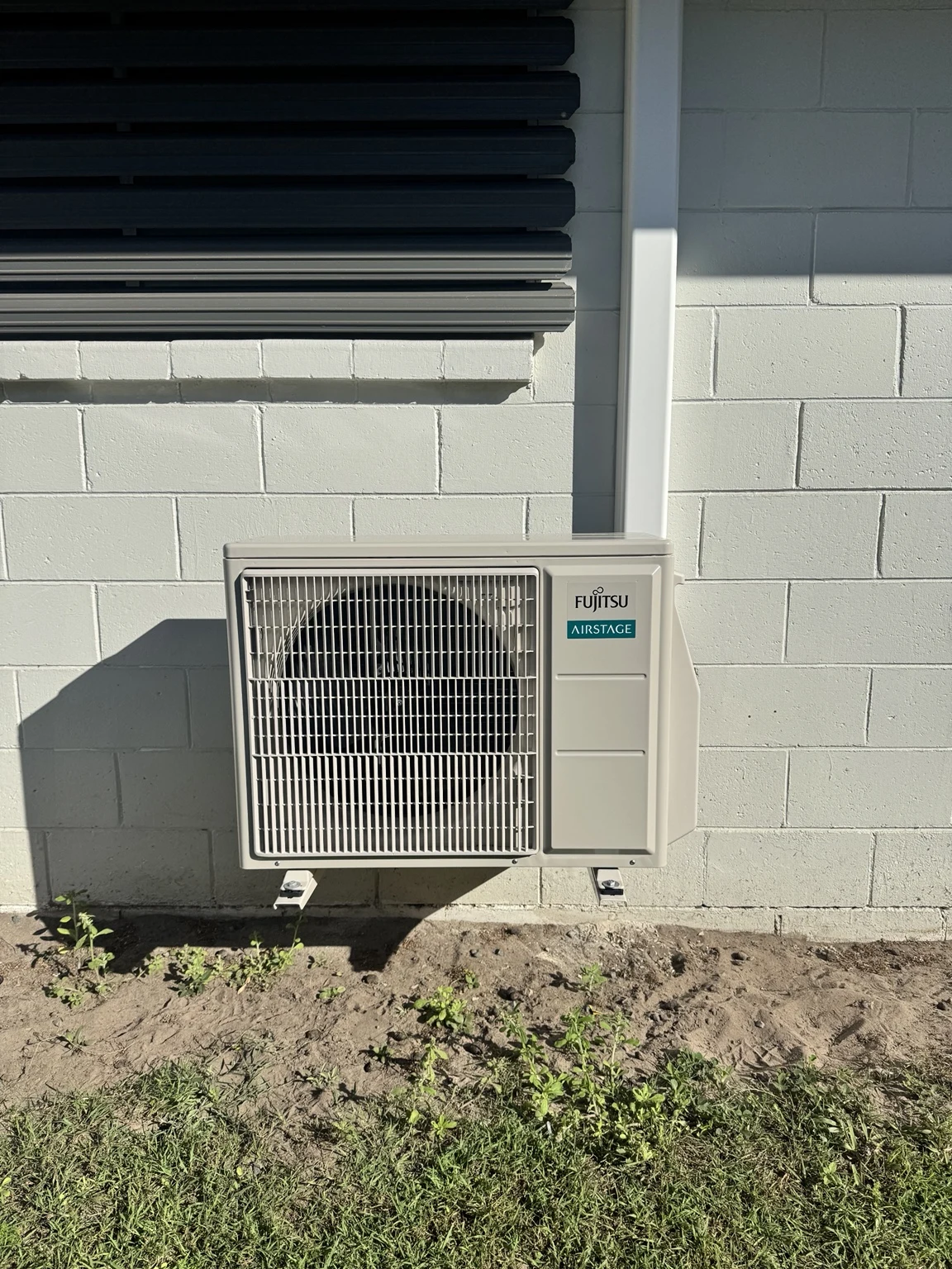 Fujitsu outdoor unit installed by AIRON